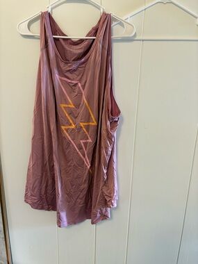 torrid Mauve Active Tank Top with Subtle Logo